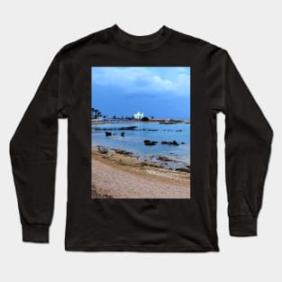 Greek Cypriot seascape beach Long Sleeve T-Shirt